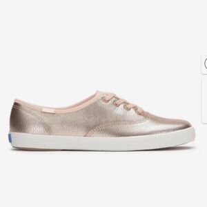 KEDS Kids- Metallic Rose Gold Sneakers US 3M